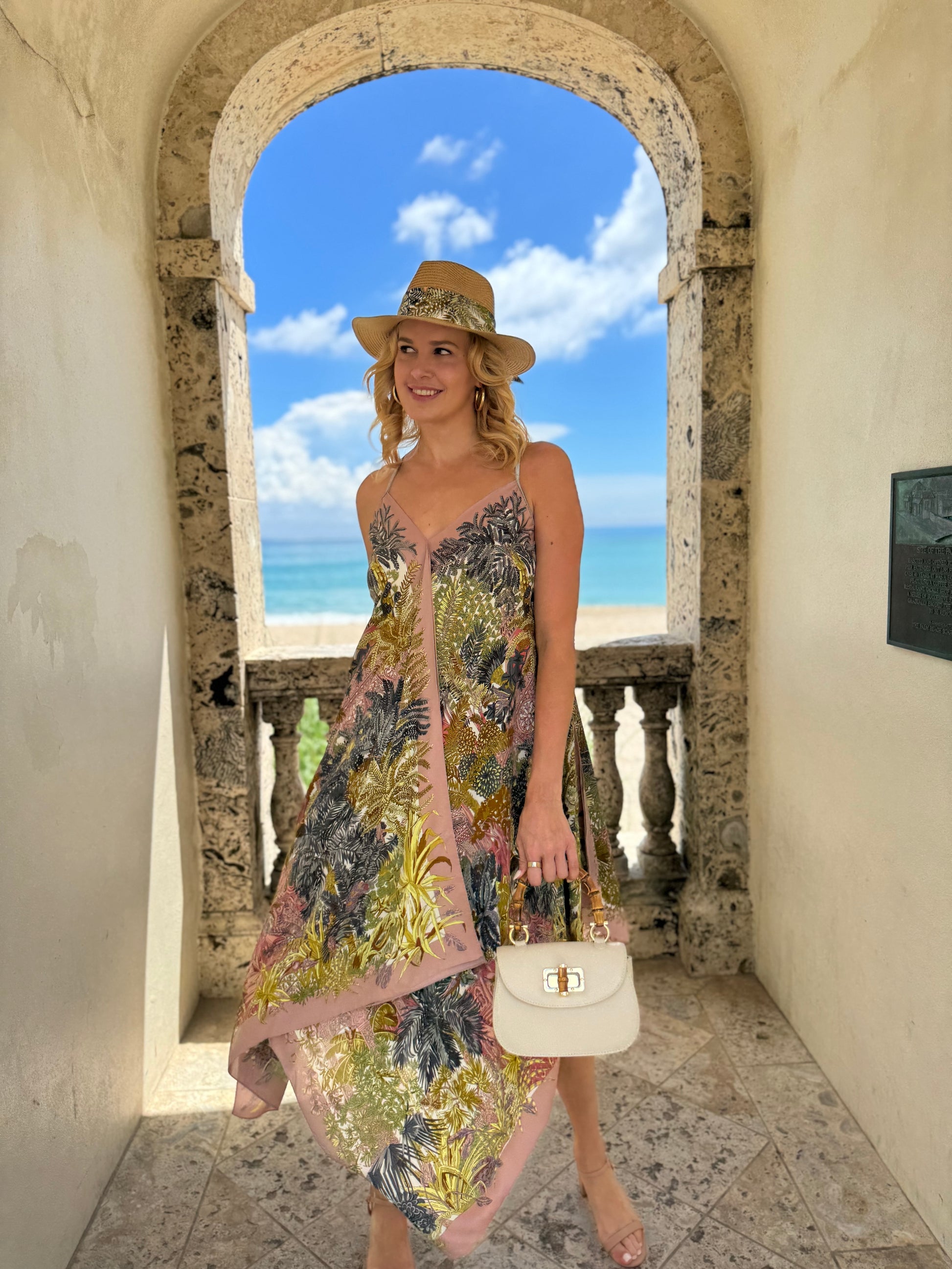 Silk Dress / Fall of Mauve - Stacy Bradley Design