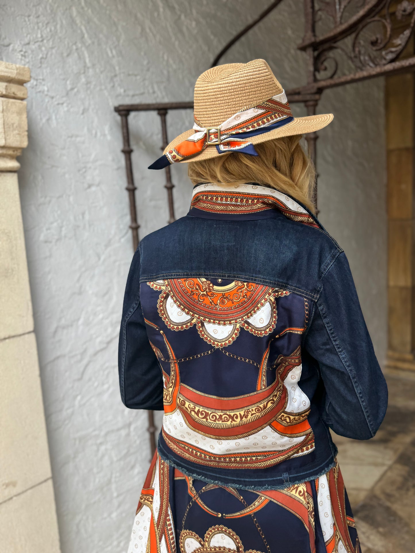 The Dark Denim Jacket / Navy Elegance - Stacy Bradley Design