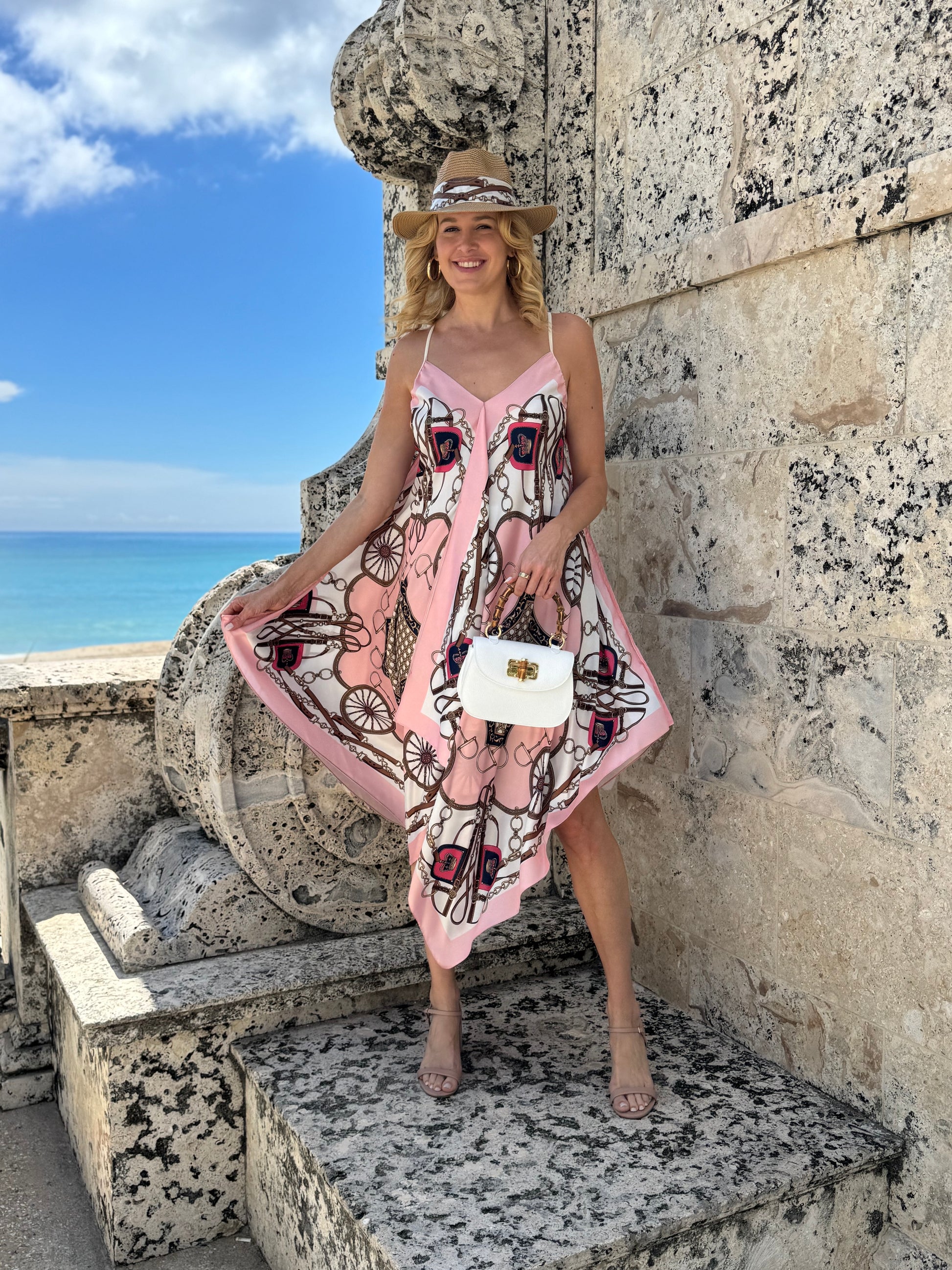 Silk Dress / Blush Bit - Stacy Bradley Design