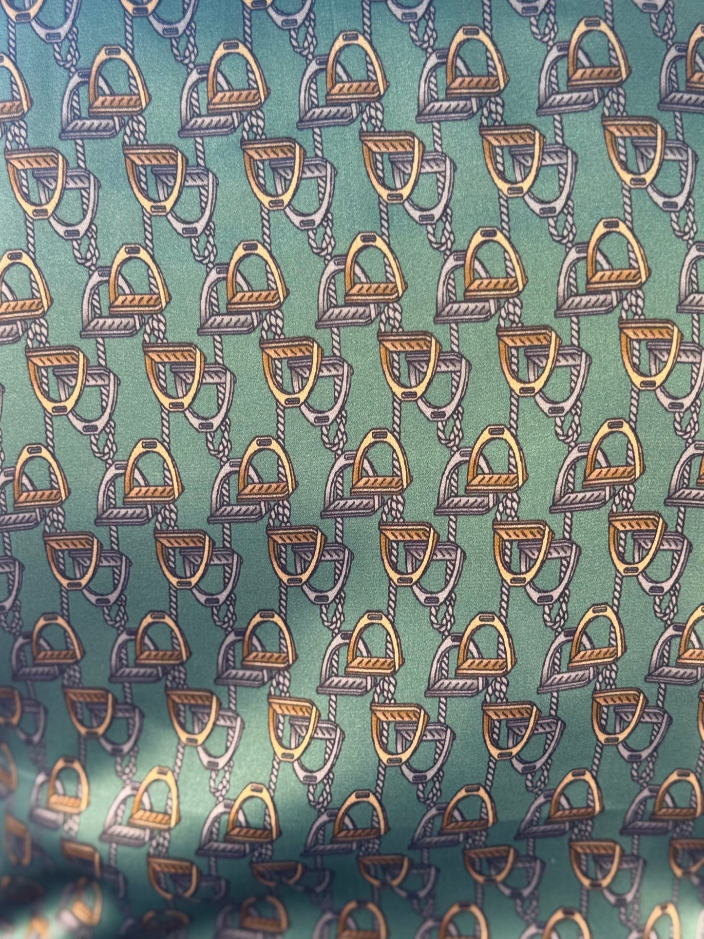 The Light Denim Jacket / Lot’s of Stirrups / Green