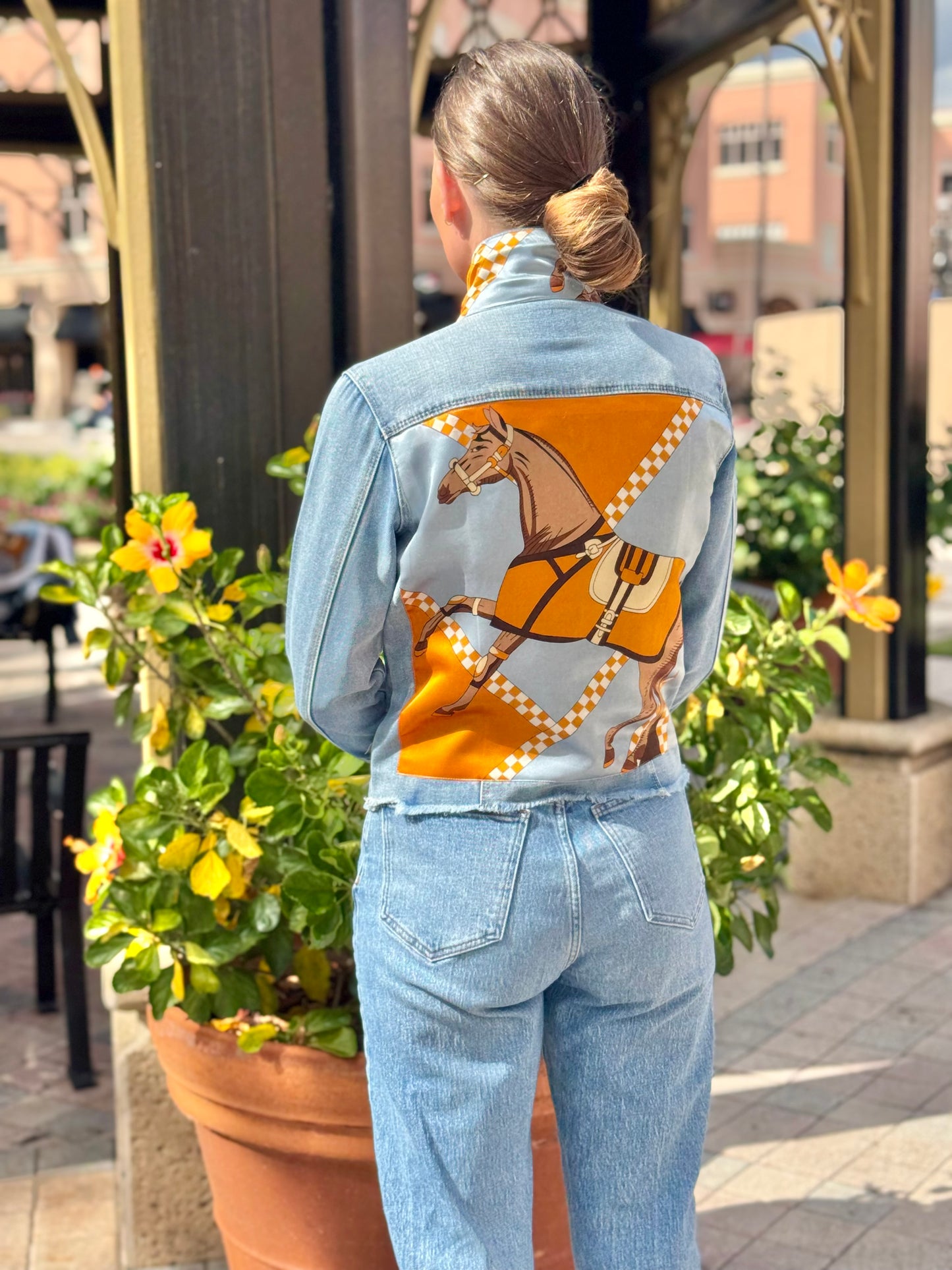 The Light Denim Jacket / Silk & Saddle