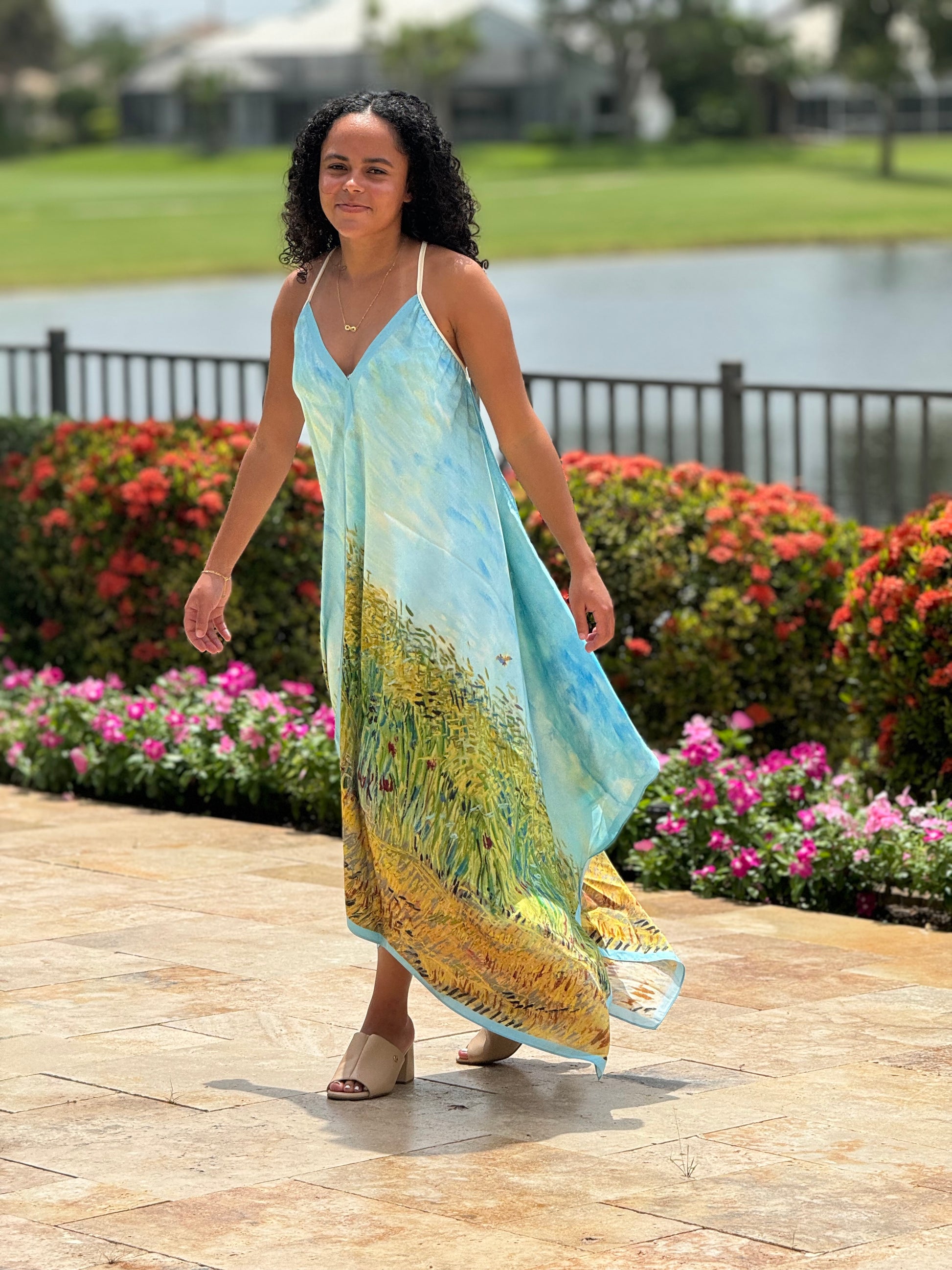Silk Dress / Let's Fly Silk Dress / Let's Fly