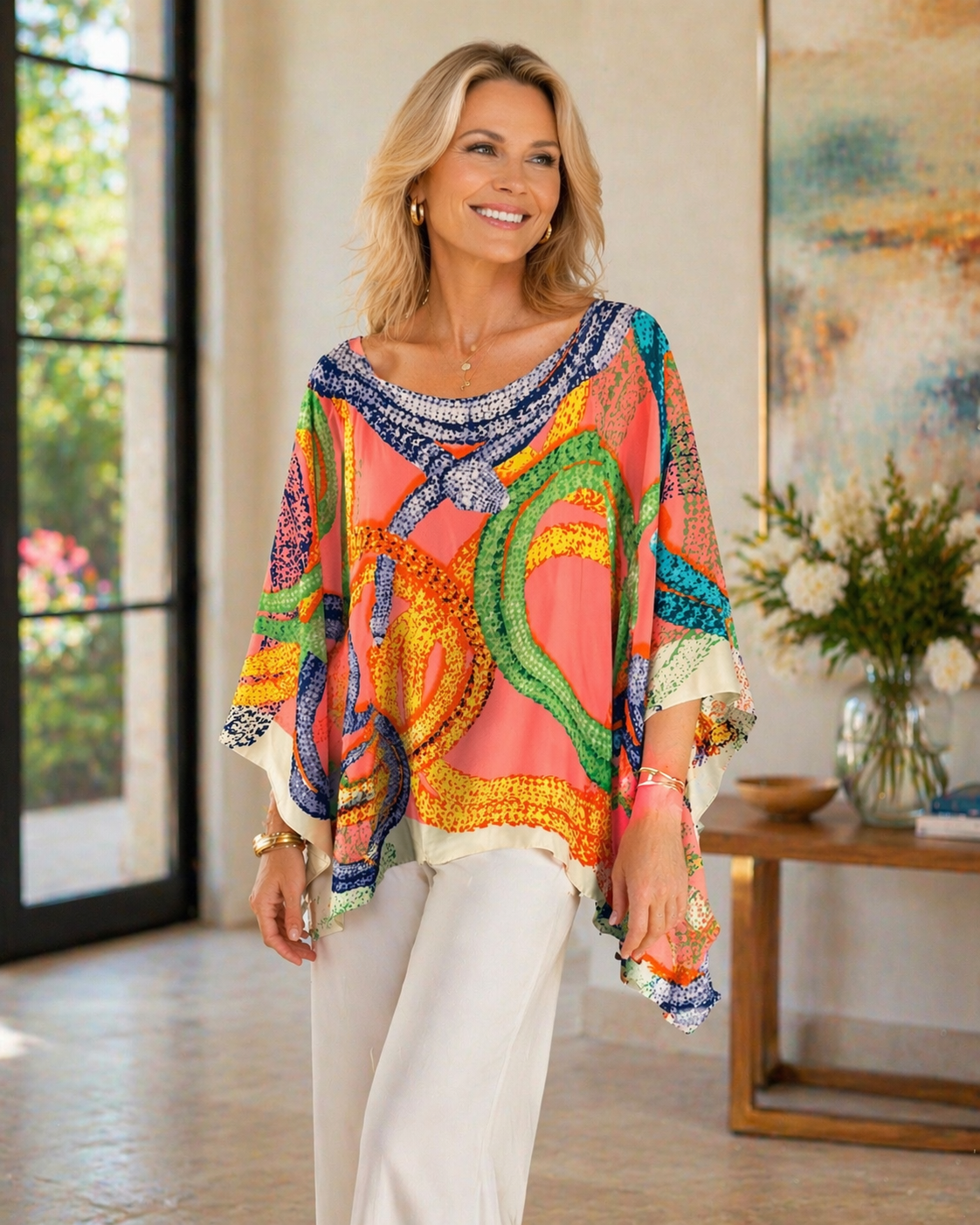 Tunic / Coral Regatta - Stacy Bradley Design
