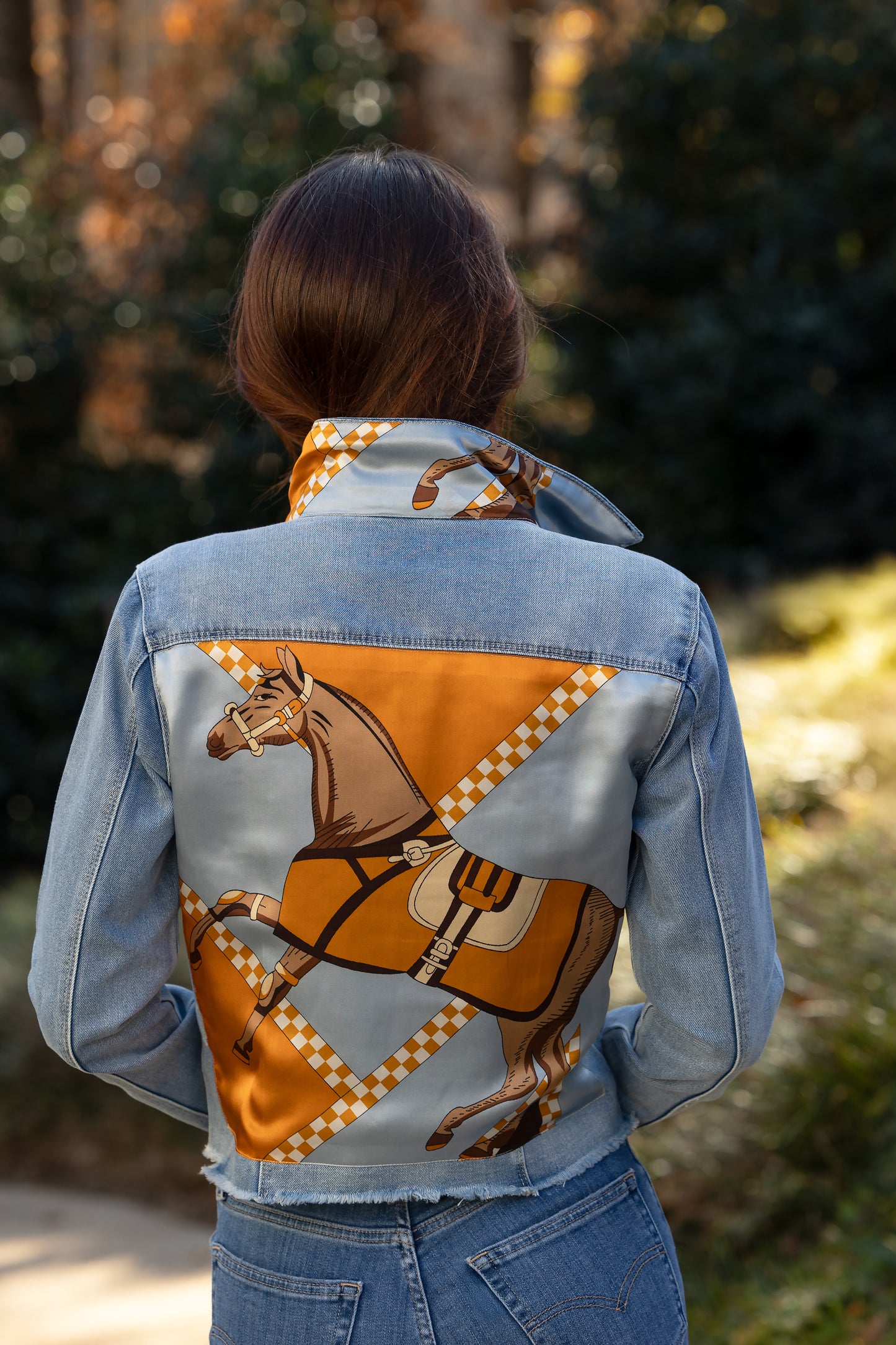 The Light Denim Jacket / Silk & Saddle
