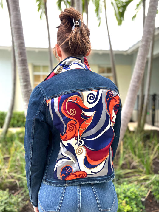 The Dark Denim Jacket / Pucci Fall for Color