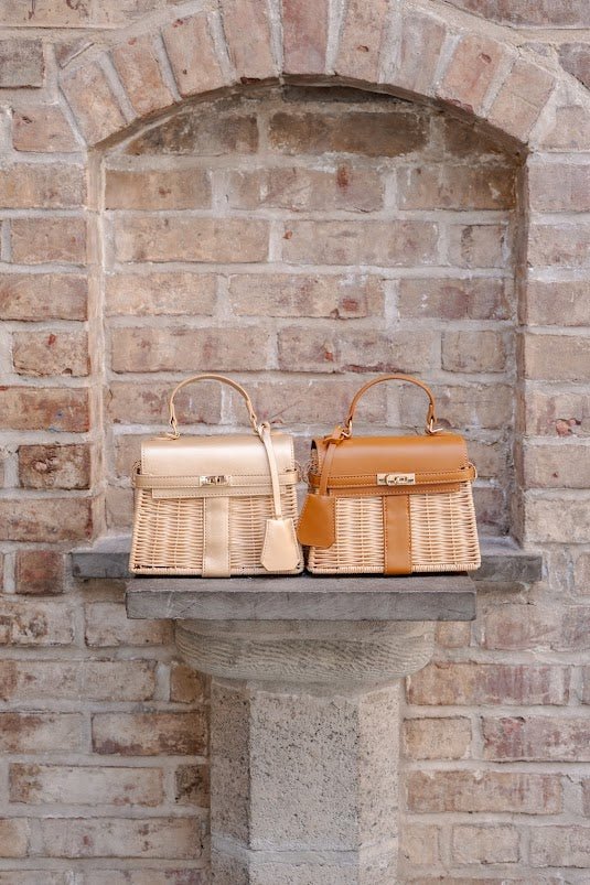 Celine Wicker Handbag