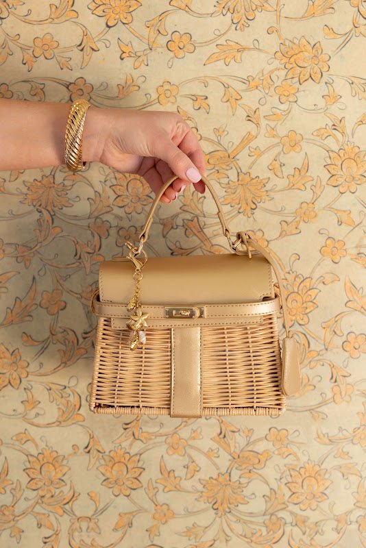 Celine Wicker Handbag