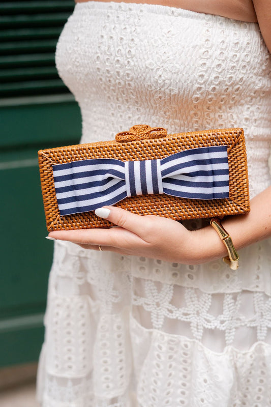 Colette Clutch - Pinch Bow - Stacy Bradley Design