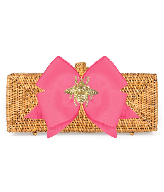 Colette - Hot Pink Fluffy Bow - Bee - Stacy Bradley Design