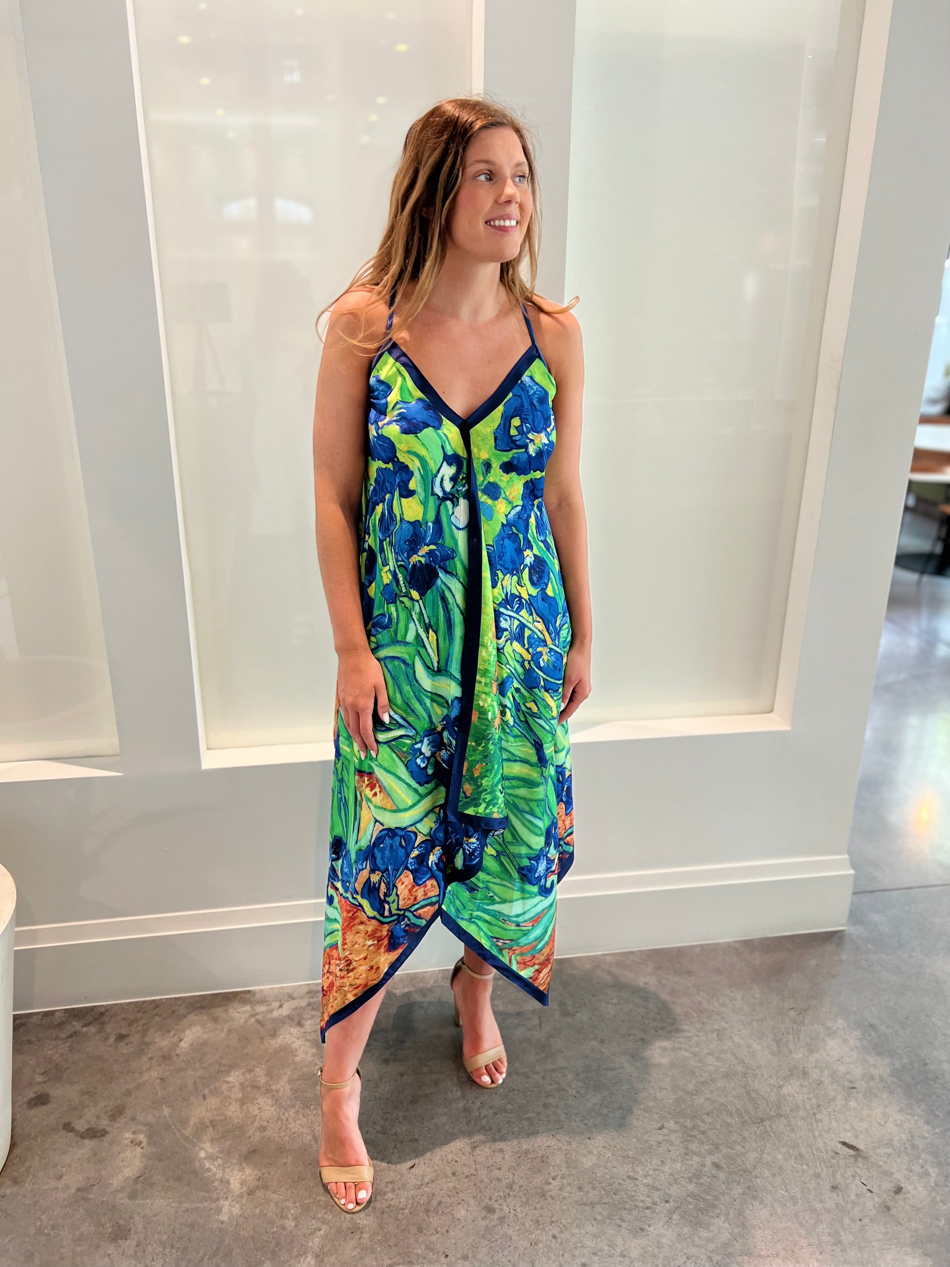 Silk Dress / Blue Iris Silk Dress / Blue Iris