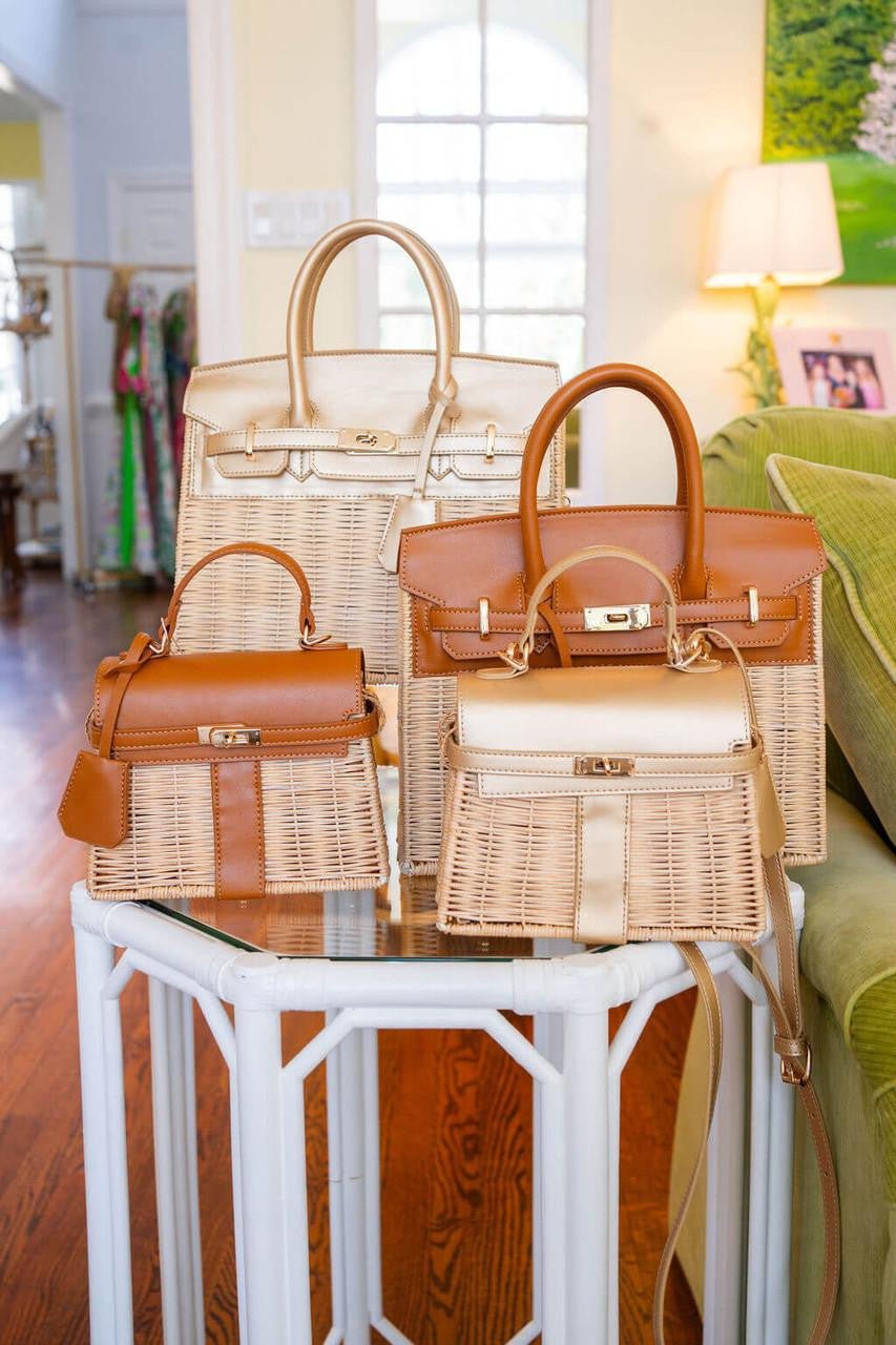 Celine Wicker Handbag