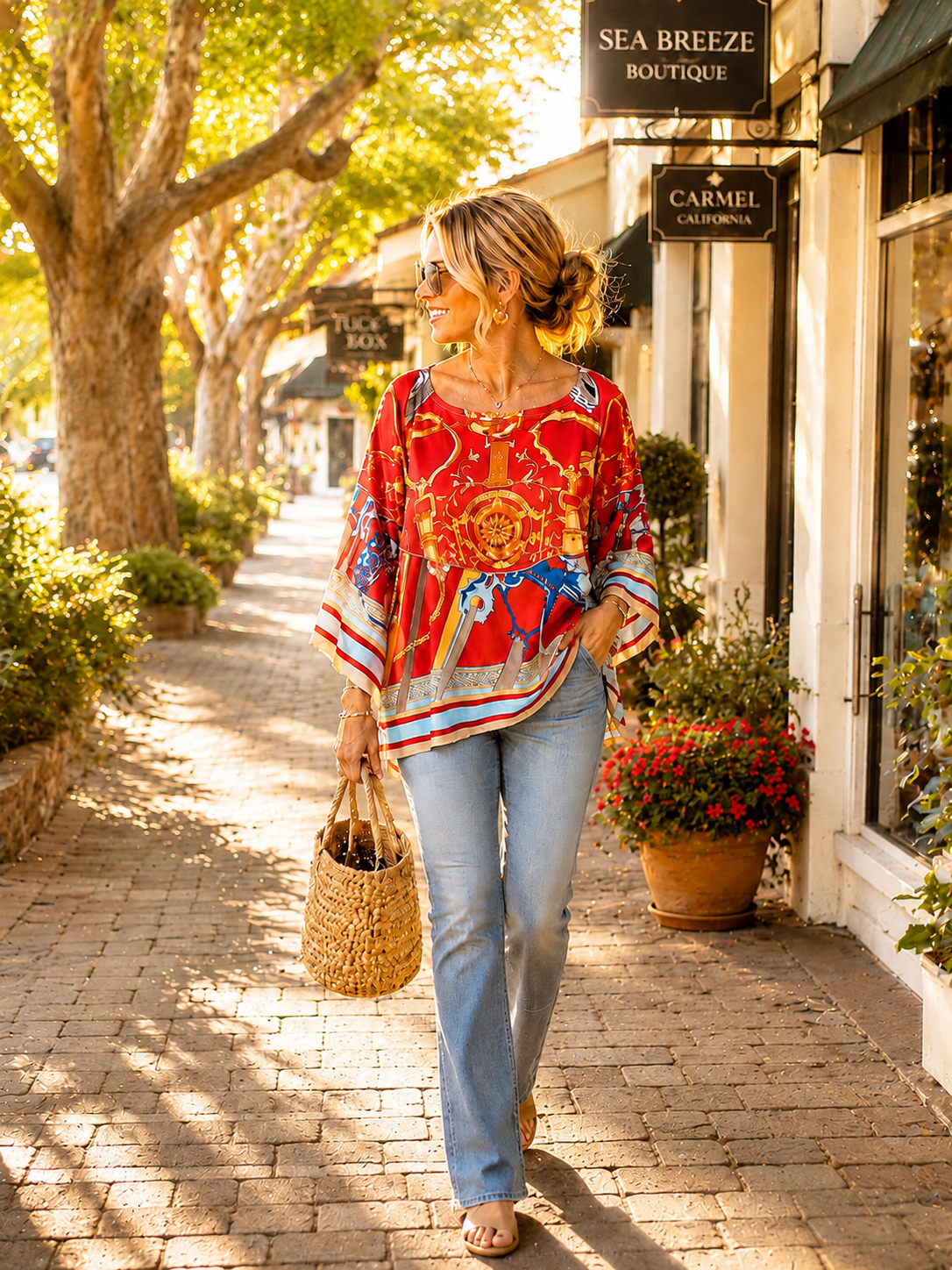 Tunic / Ornate Red
