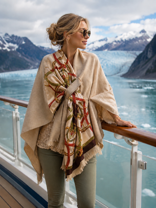 Pull Through Wrap / Beige / Olive Stirrup