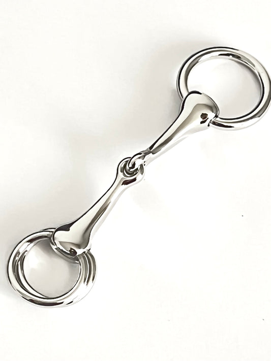 Scarf Ring / 4” Bit Silver