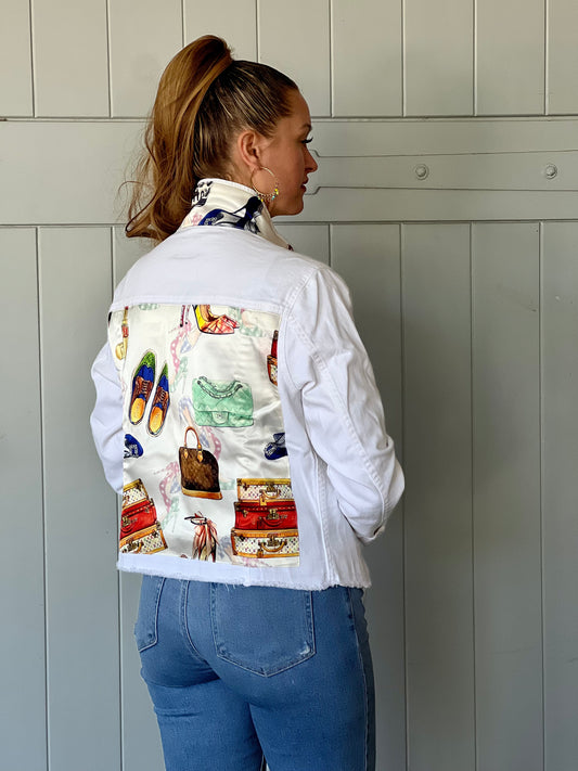 The White Denim Jacket / Eclectic Designer