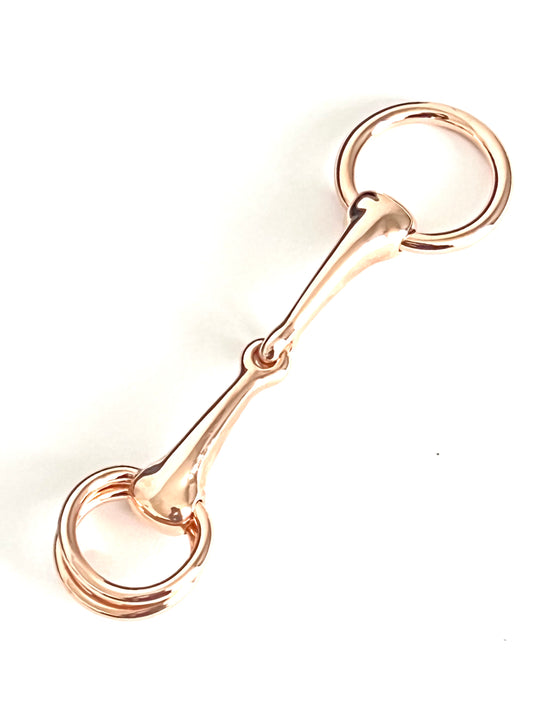 Scarf Ring / 4” Bit Rose Gold