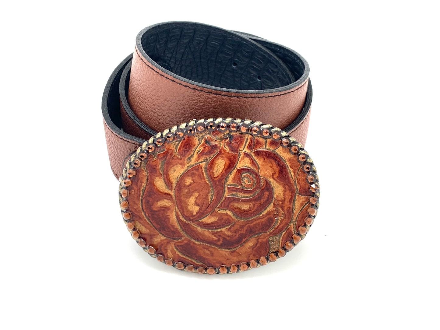 The Embossed Leather Flower