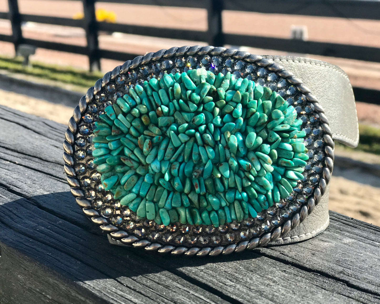 The Stoned Turquoise and Black Diamond XL