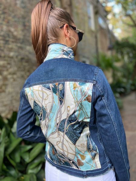 ジャケット・アウター STAMPED DENIM JACKET DARK BLUE L CLINK｜LIBERAIDERS STAMPED DENIM JACKET (DARK BLUE) #70004