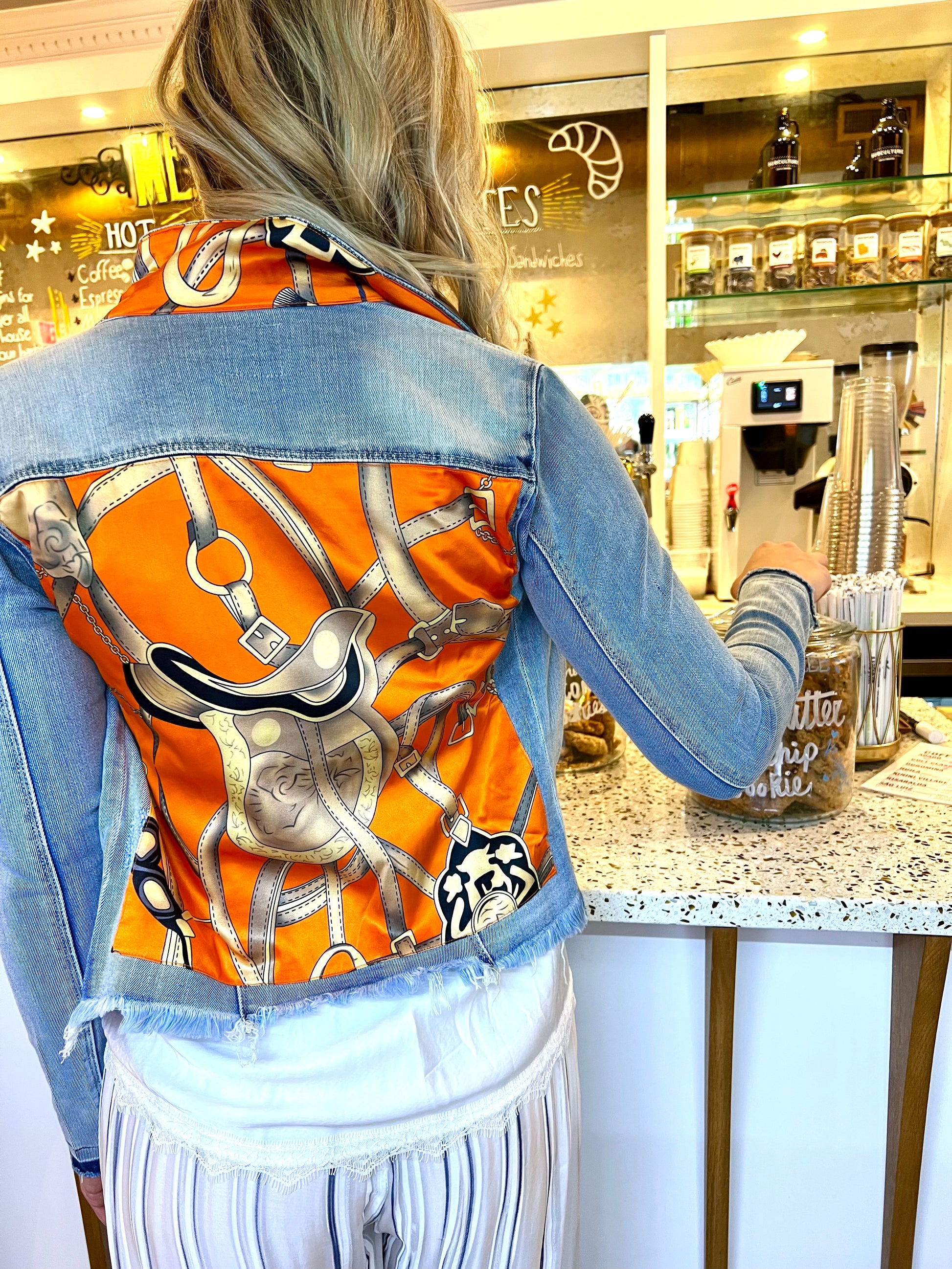 Jean 2025 jacket orange